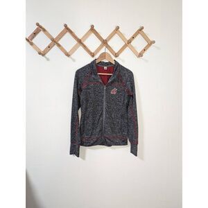WSU Women's Cougars Long Sleeve Zip Up - Size M